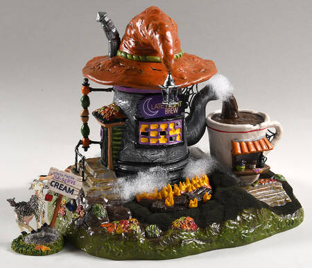 Witch Hollow-Snow Village Halloween Luna's Late Night Brew - Boxed