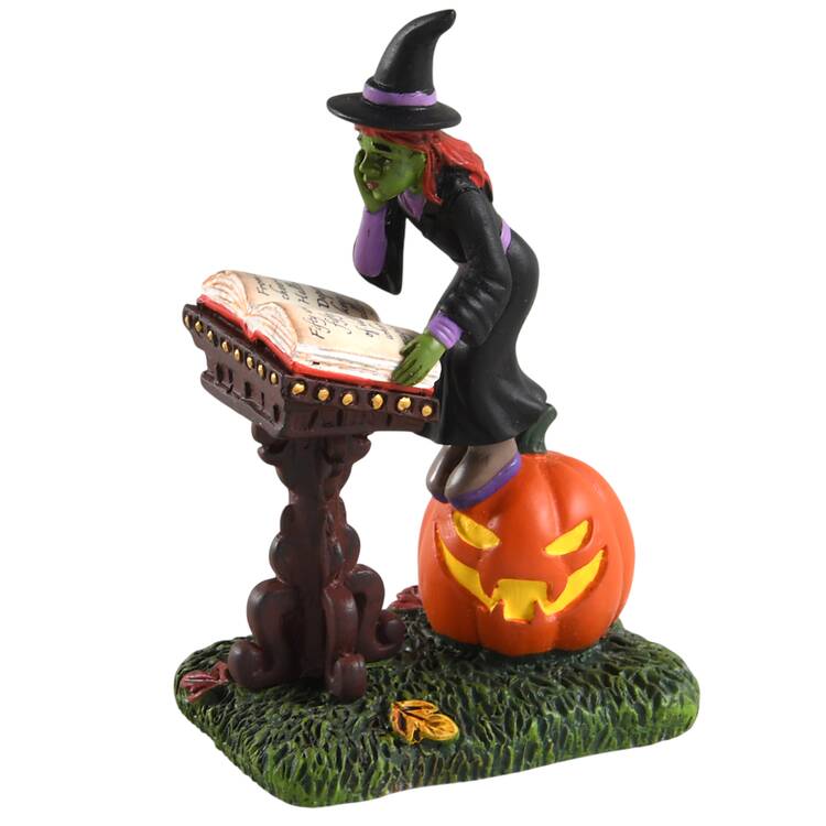 Witch Hollow-Snow Village Halloween Cursed Curses Are In Cursive! - Boxed