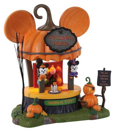 Mickey's Pumpkintown Village Balloon Darts Game - Boxed