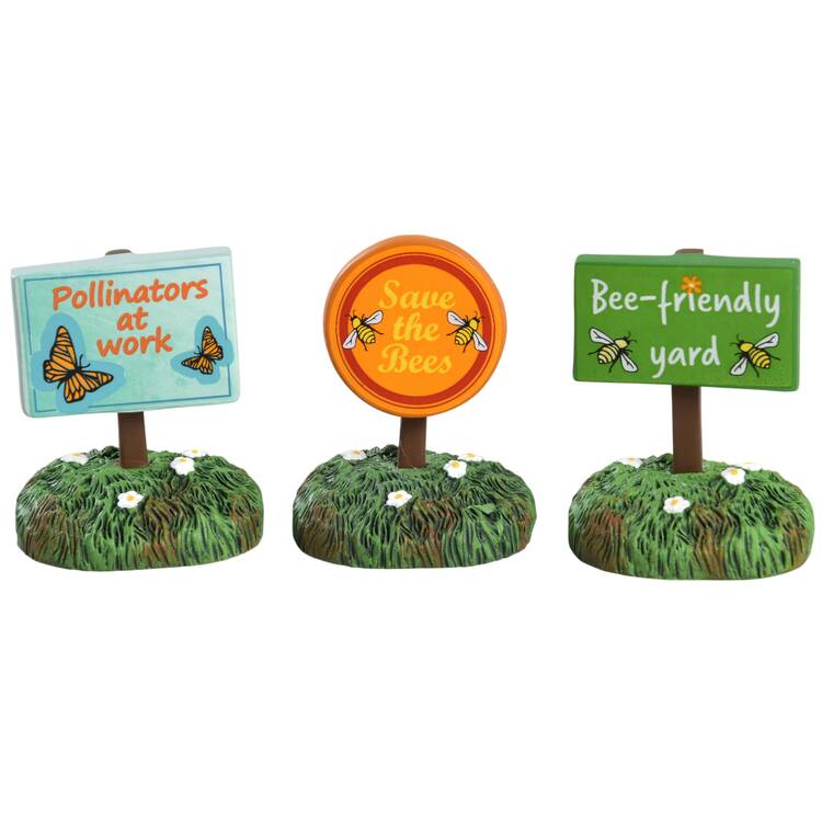 Harvest Collection Accessories Bee - Friendly Signs - Boxed