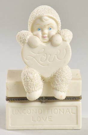 Sentiment Hinged Box Unconditional Love - Boxed