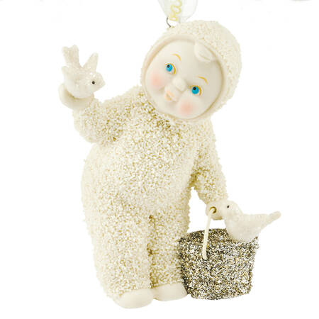 Snow Dreams Ornaments Feeding The Birds - Boxed
