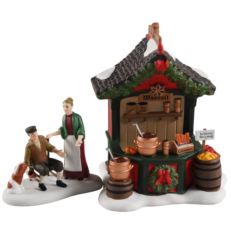 Dickens Village Market Wassail Booth - Boxed