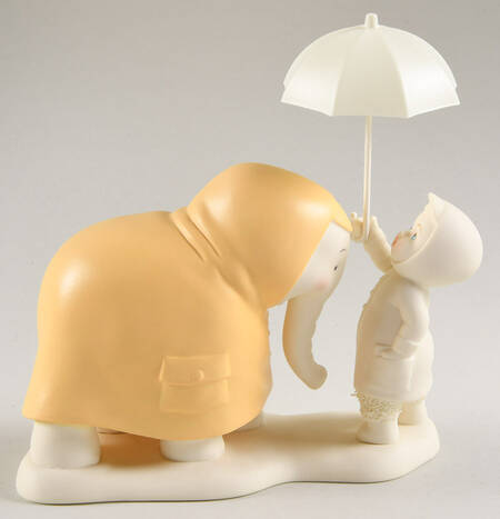 Snowbabies Storybook Collection How Do You Keep Elephant Dry? - Boxed