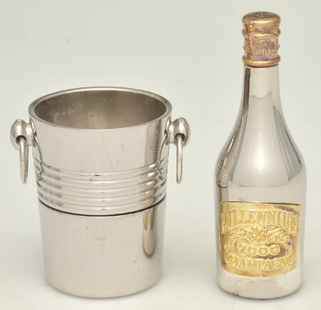 Bring the Party Home Mini Champagne & Bucket-Metal - No Box
