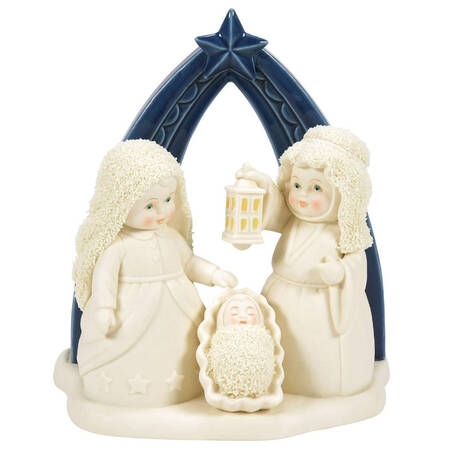 Midnight Clear-Snowbabies Midnight Clear Nativity - With Box