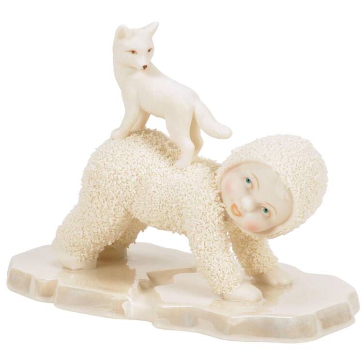 Polar Shores - Snowbabies Bridge Over Frosty Water - Boxed