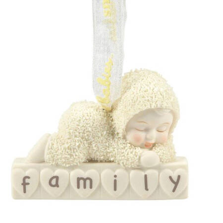 Snowbabies Clip Ornaments Family - With Box