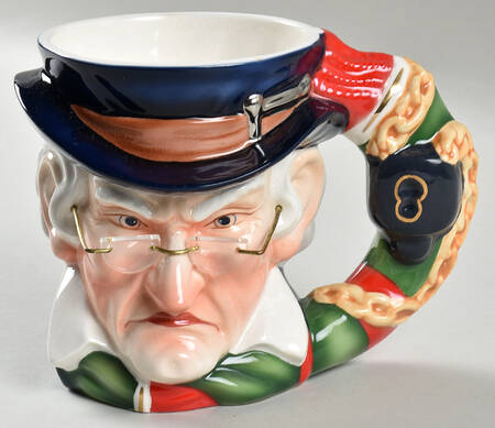 Christmas Carol Mug Collection Miserly Scrooge - No Box