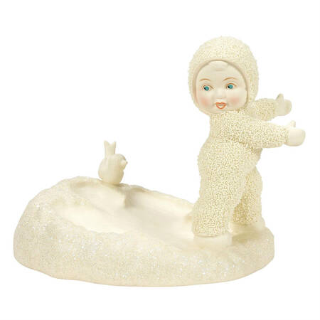 Snow Fun - Snowbabies Making A Snow Angel - Boxed