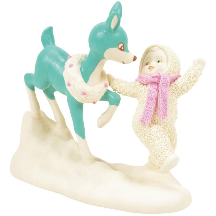 Retro Collection - Snowbabies This Way To Santa - With Box