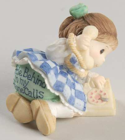 Enesco Figurines & Giftware A Little Behind In My Phone Calls - Boxed