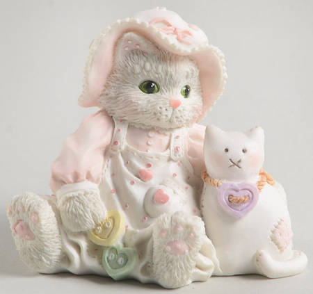 Calico Kittens Buttoned Up For Love - Boxed
