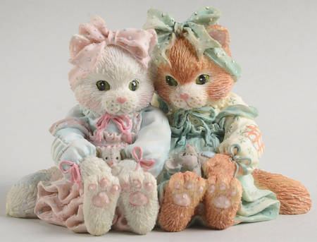 Calico Kittens We're A Purr-Fect Pair - Boxed