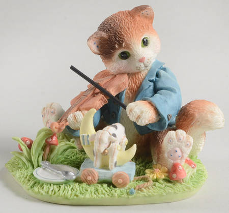 Calico Kittens Hey Diddle Diddle The Cat And The Fiddle - Boxed