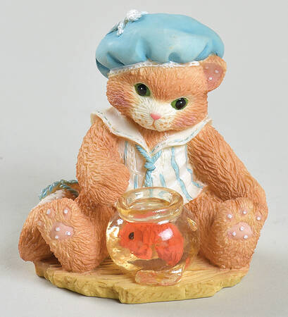Calico Kittens Fishing For A Friend - Boxed