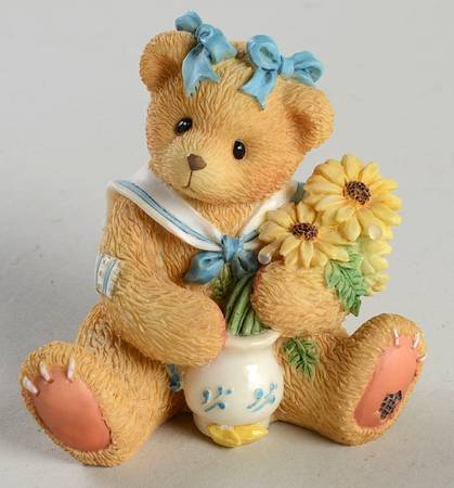 Blossoms of Friendship-Cherished Teddies Susan-Love Stems From Our Friendship - Boxed