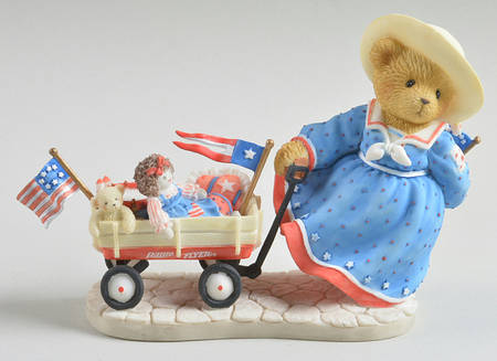 Cherished Teddies Martha-Fly The Flag Of Friendship Everyd - Boxed