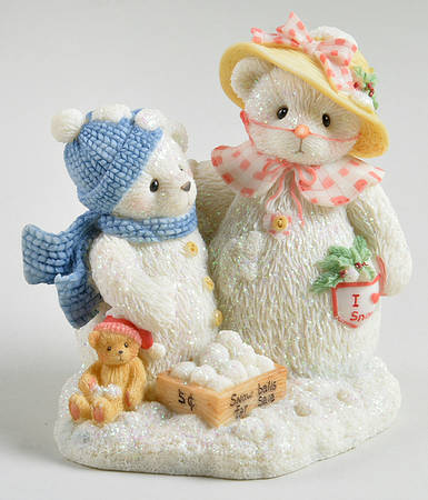 Cherished Teddies Frosty & Aurora-Let Is Snow Let It Snow - Boxed