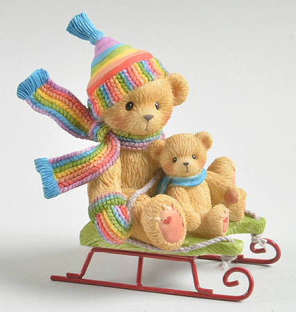 Cherished Teddies Joan-The Best Time Of Winter Is The Time - Boxed