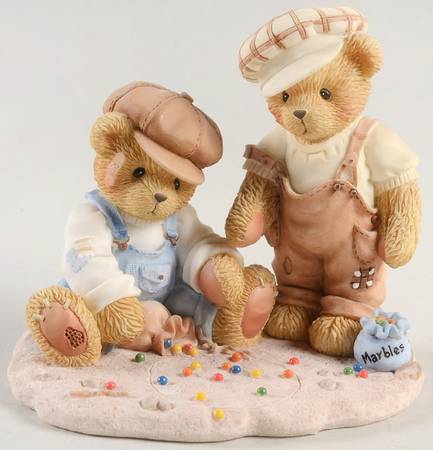 Cherished Teddies Vince & Connor Shooting For Keeps - No Box