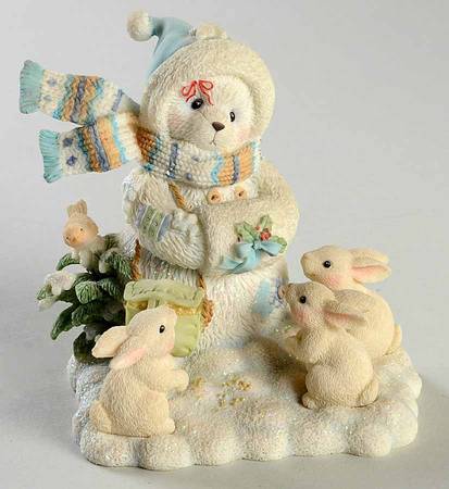 Cherished Teddies Snow Bears Jillynne-Friends Like You Are Always Tru - Boxed