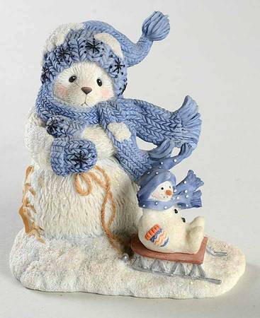 Cherished Teddies Snow Bears Nora- Brrrrr - Boxed