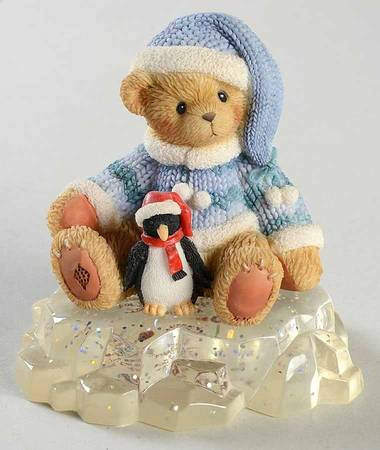 Cherished Teddies Audrey-Coldest Days Call For The Warmest - Boxed