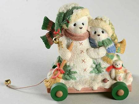 Cherished Teddies Snow Bears Ursula&Bernhard- In The Winter, We Can B - Boxed