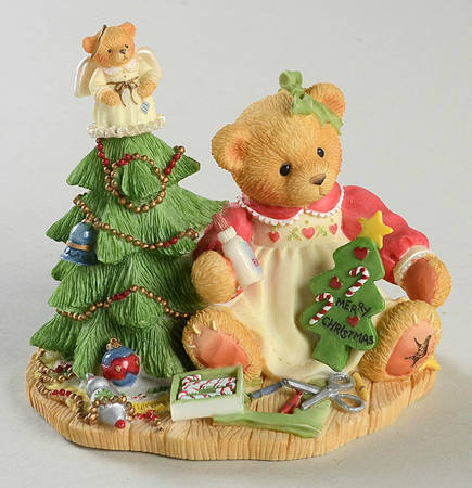 Cherished Teddies Lynn-A Handmade Holiday Wish - Boxed