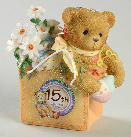 Cherished Teddies Fifteen Years Of Cherished Memories - With Box Bx692