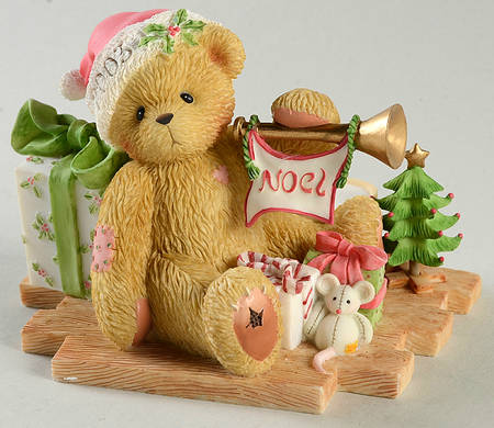 Cherished Teddies Annual Figurine Gerard-Welcome All The Sounds Of The - With Box Bx2003