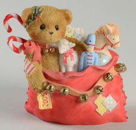 Cherished Teddies Annual Figurine Polly-Let There Always Be A Jingle - With Box Bx2005