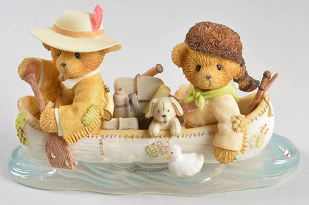 Cherished Teddies Lewis & Clark-We Proceeded On To Friends - With Box Bx 628