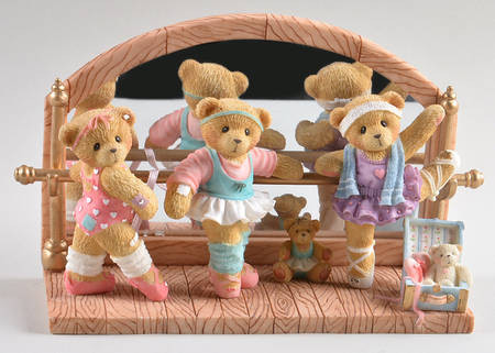 Cherished Teddies Bev, Bertha & Bethany-Friends Keep - Boxed