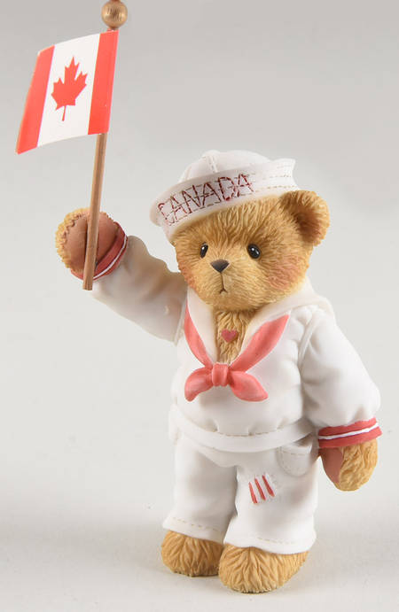 Cherished Teddies Joel-Canada-Wear Your Country's Colors - Boxed