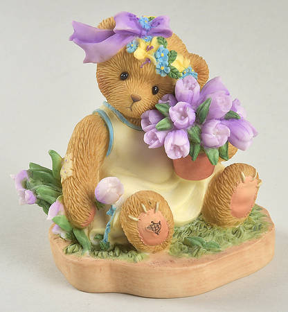 Cherished Teddies Blooming Easter Blessings - With Box Bx772