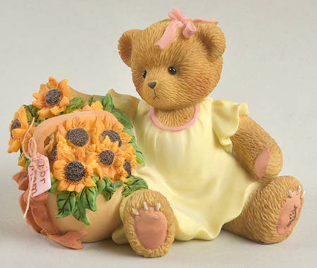 Cherished Teddies The Beauty Of Mom's Love Blooms Forever - With Box Bx768