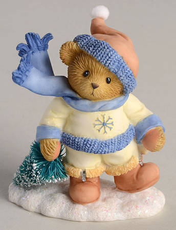 Cherished Teddies Dustin, May Your Christmas Be Ever Green - With Box Bx760