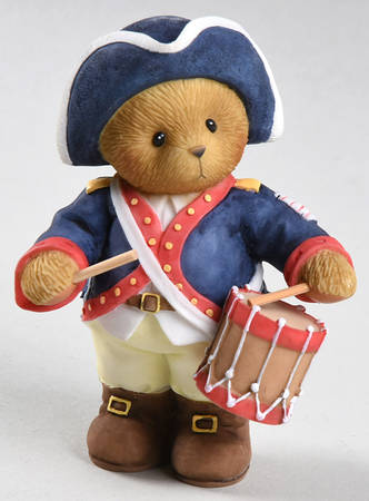 Cherished Teddies Reese, Proud Americans March Onward - With Box Bx800