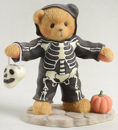 Cherished Teddies Sullivan, Glow In The Dark Skeleton - With Box Bx845