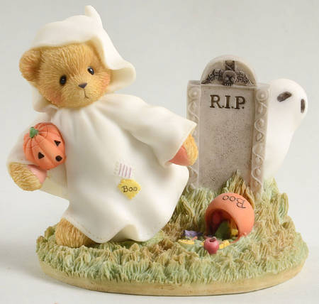 Cherished Teddies Cassandra, Ghostly Greetings W/ Ic Chip - With Box Bx836