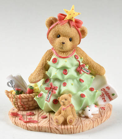 Cherished Teddies Necaeh, Dressed In Christmas Spirit - With Box Bx855