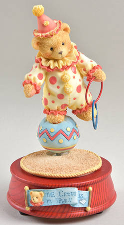 Cherished Teddies You Make Me Smile, Clown On Ball - With Box Bx859