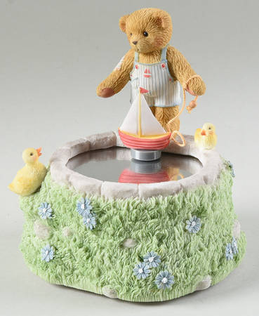 Cherished Teddies Row, Row, Row Your Boat, Musical - With Box Bx866
