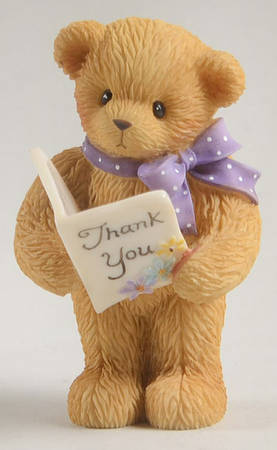 Cherished Teddies Thank You - With Box Bx936