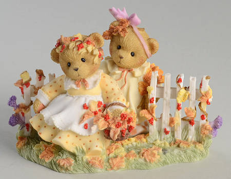 Cherished Teddies Bonnie & Kay-At Autumns Gate Friendship - Boxed
