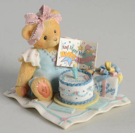 Cherished Teddies Sixteen Candles & Many More Wishes - 392 With Box