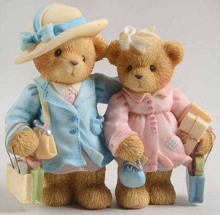 Cherished Teddies Patty & Peggy-Spending Time With You - Nb684, No Box