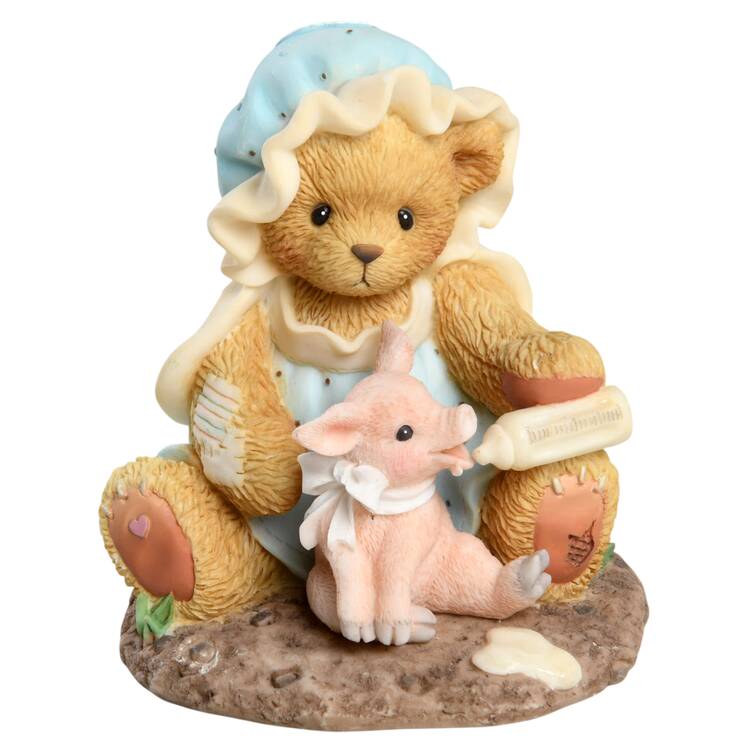 Cherished Teddies Marsha & Pinky-Hogs & Kisses - Nb676, No Box